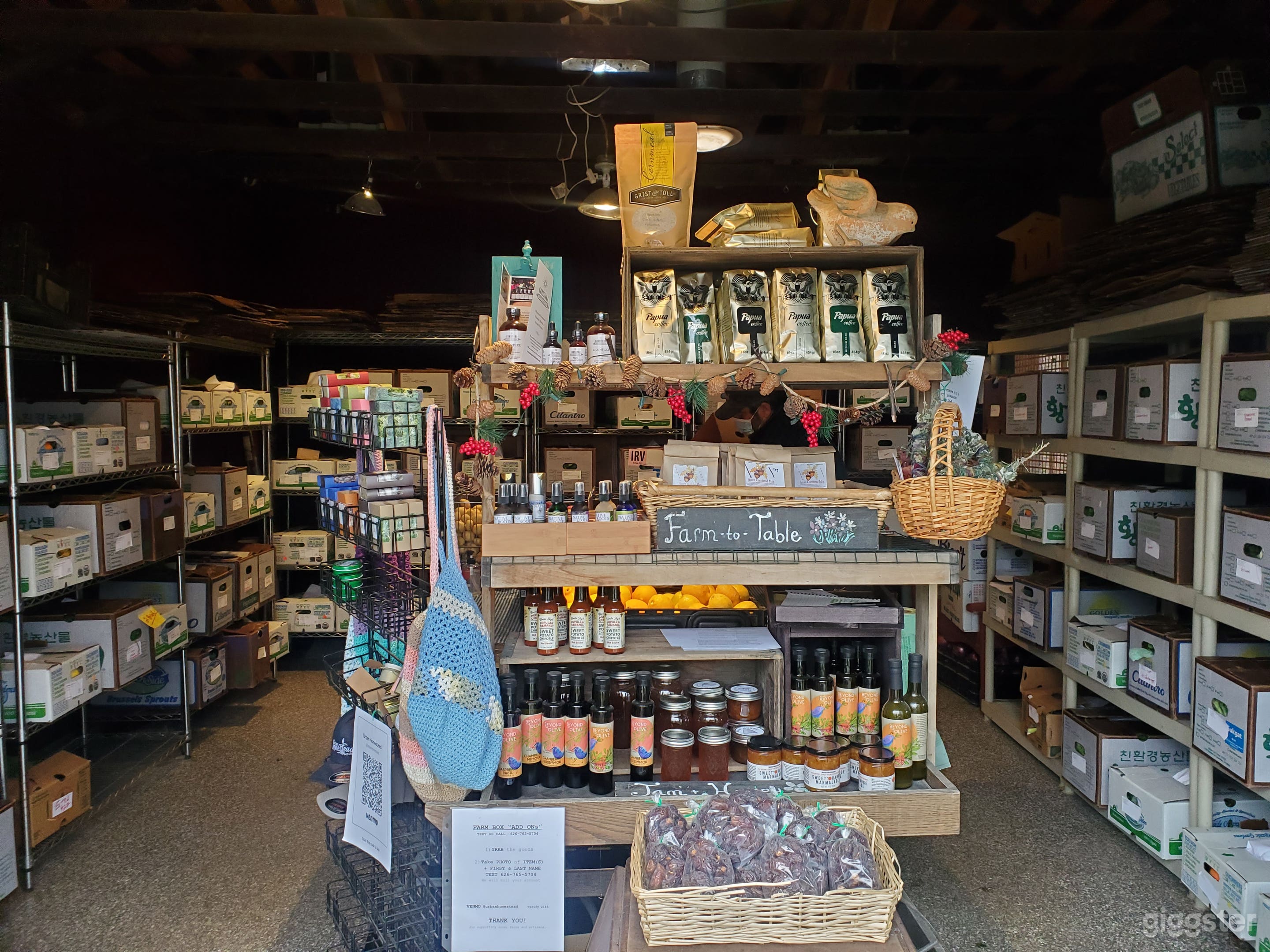 Charming Urban Farm Garden with Rustic House Photo 4