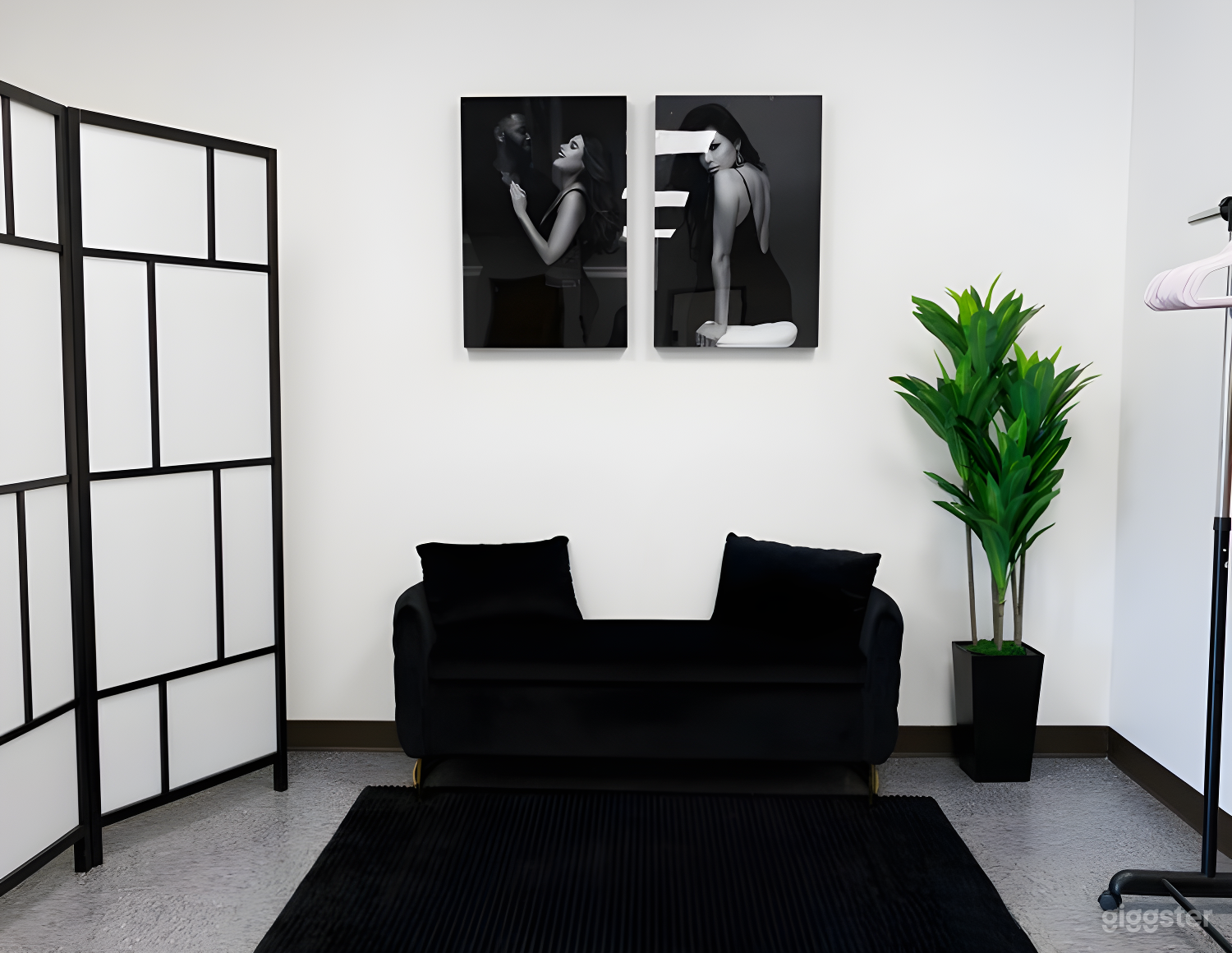 Stylish Ultra-Modern Podcast Studio Set Photo 1