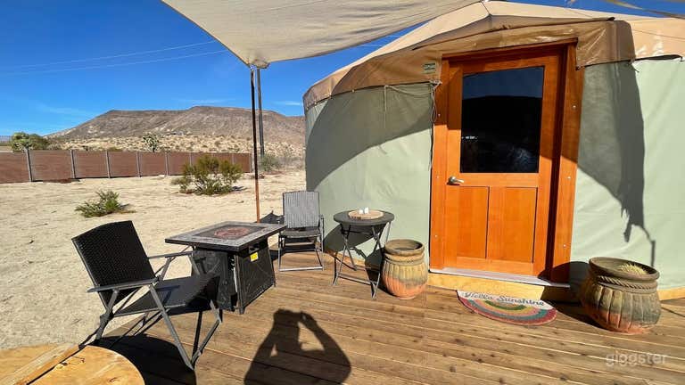  Meditative 20’ Yurt in Yuca Valley 