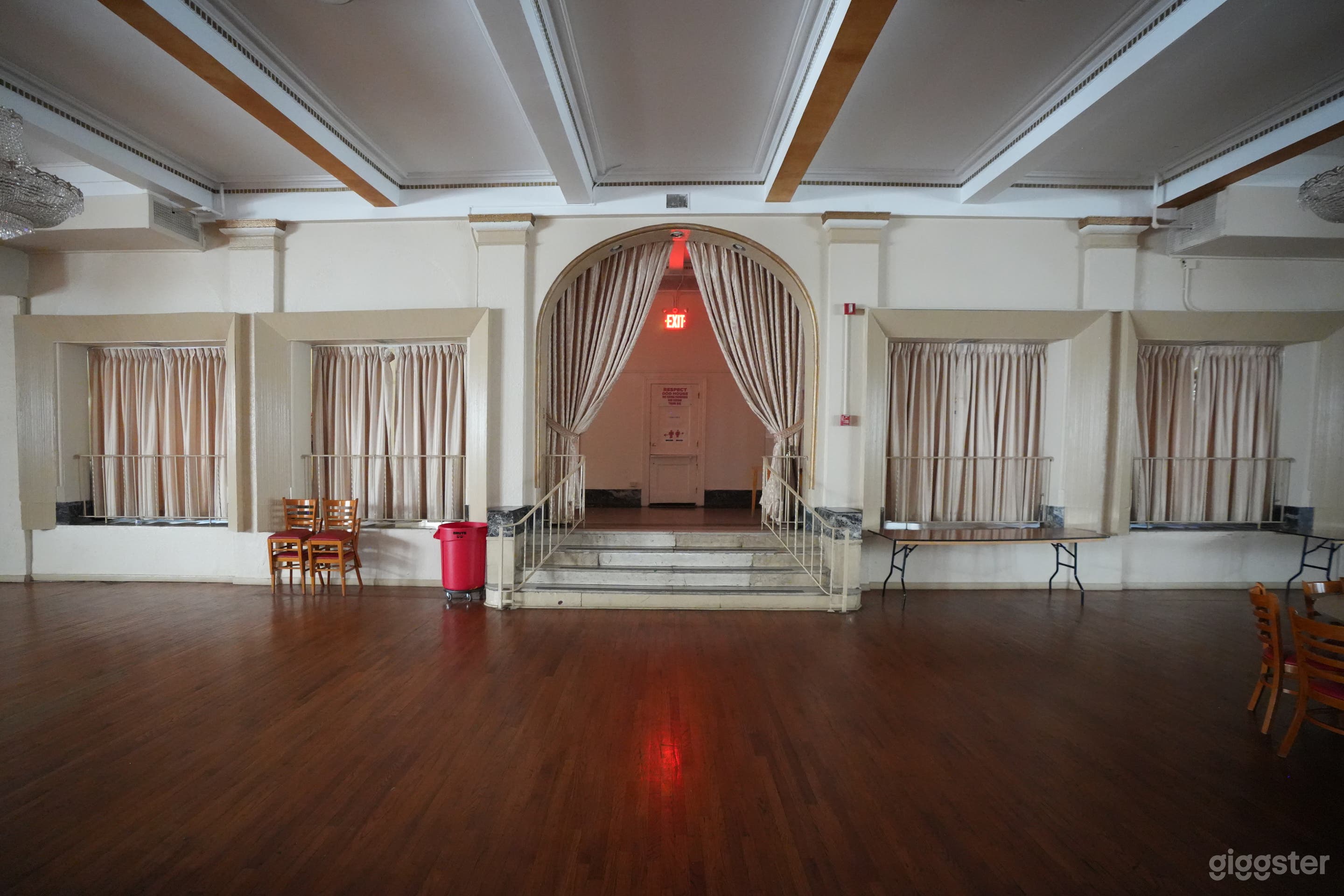 Classic Theater with Vintage Basketball Gym Photo 2