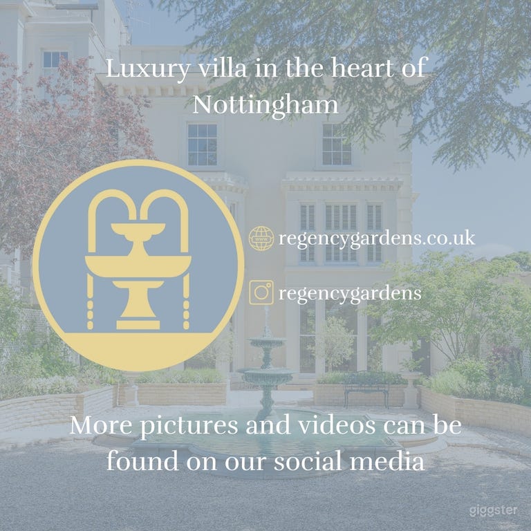  Regency villa with courtyard fountain 