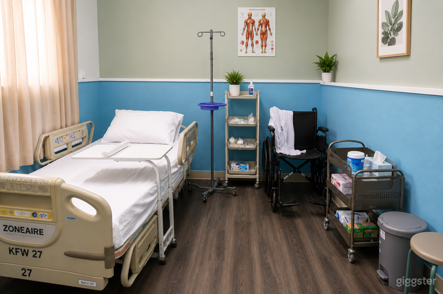 Production Ready Hospital Room Studio Set near DTLA Photo 2