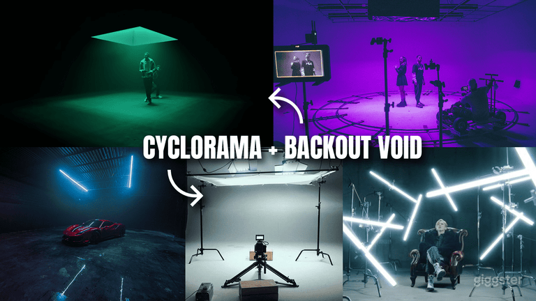  HUGE Film Studio, VOID + Cyclorama + Sets 