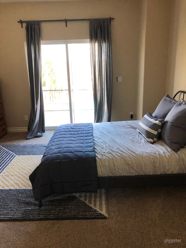  Bedroom with balcony  