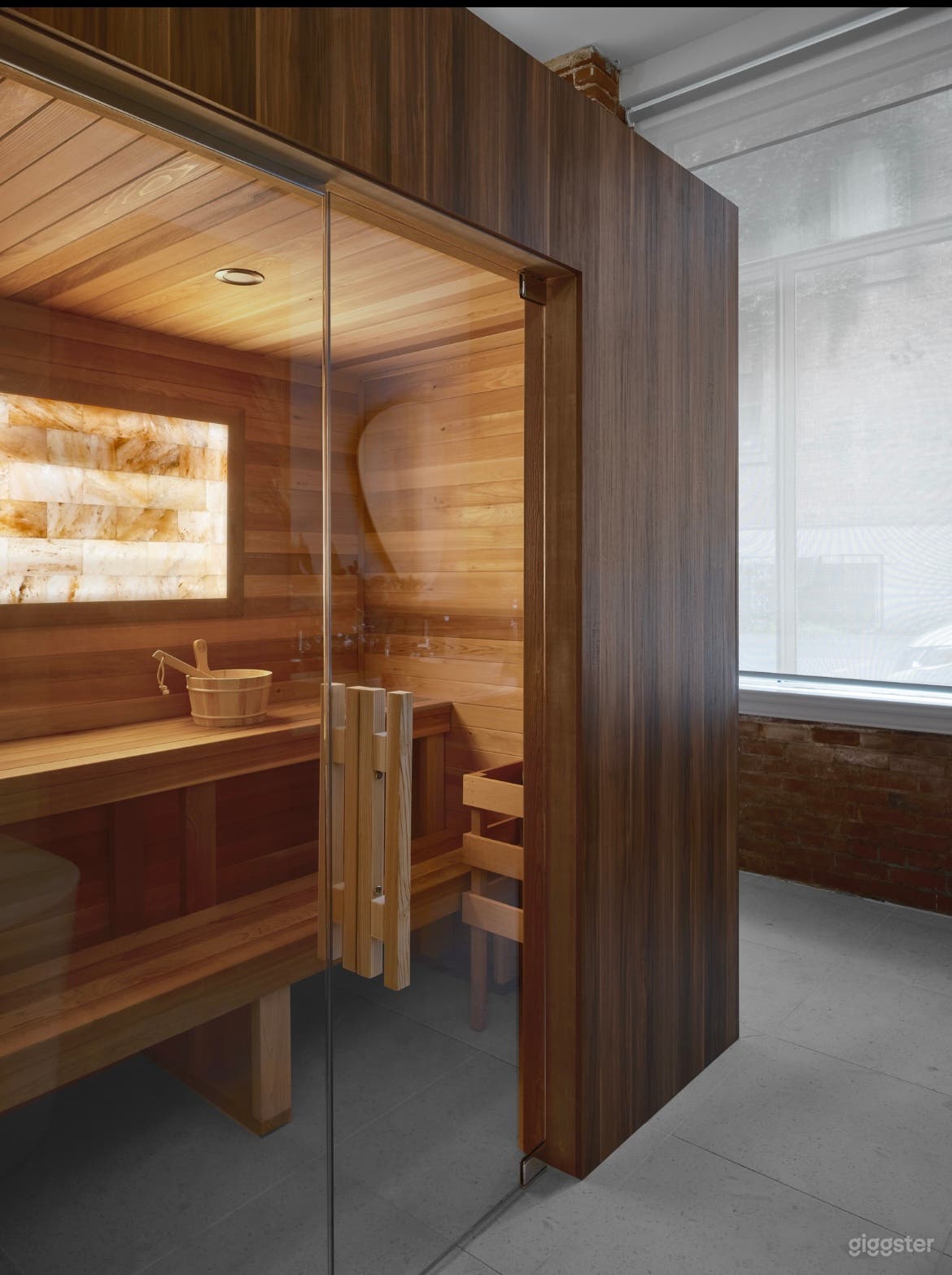 Sauna in master bedroom 