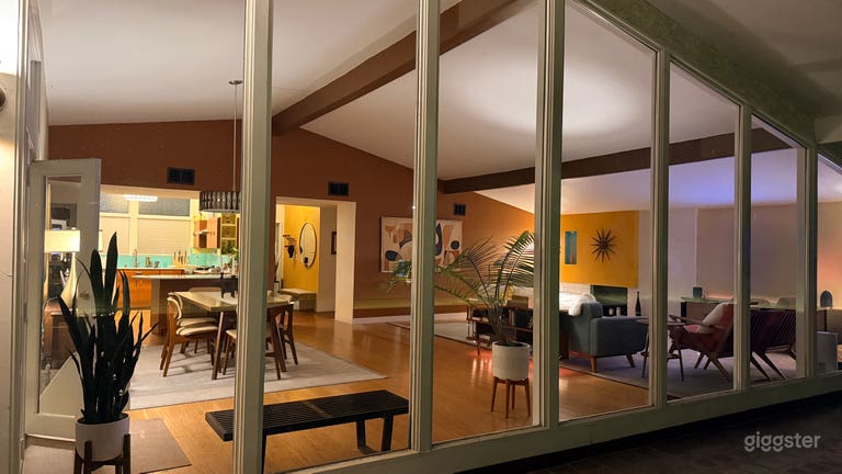  Mid-Century Modern Marvel with Huge Window Wall 