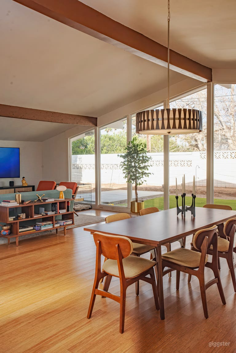  Mid-Century Modern Marvel with Huge Window Wall 