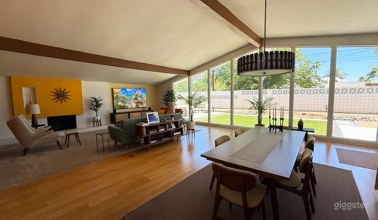  Mid-Century Modern Marvel with Huge Window Wall 