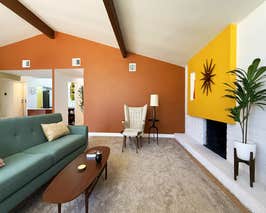  Mid-Century Modern Marvel with Huge Window Wall 