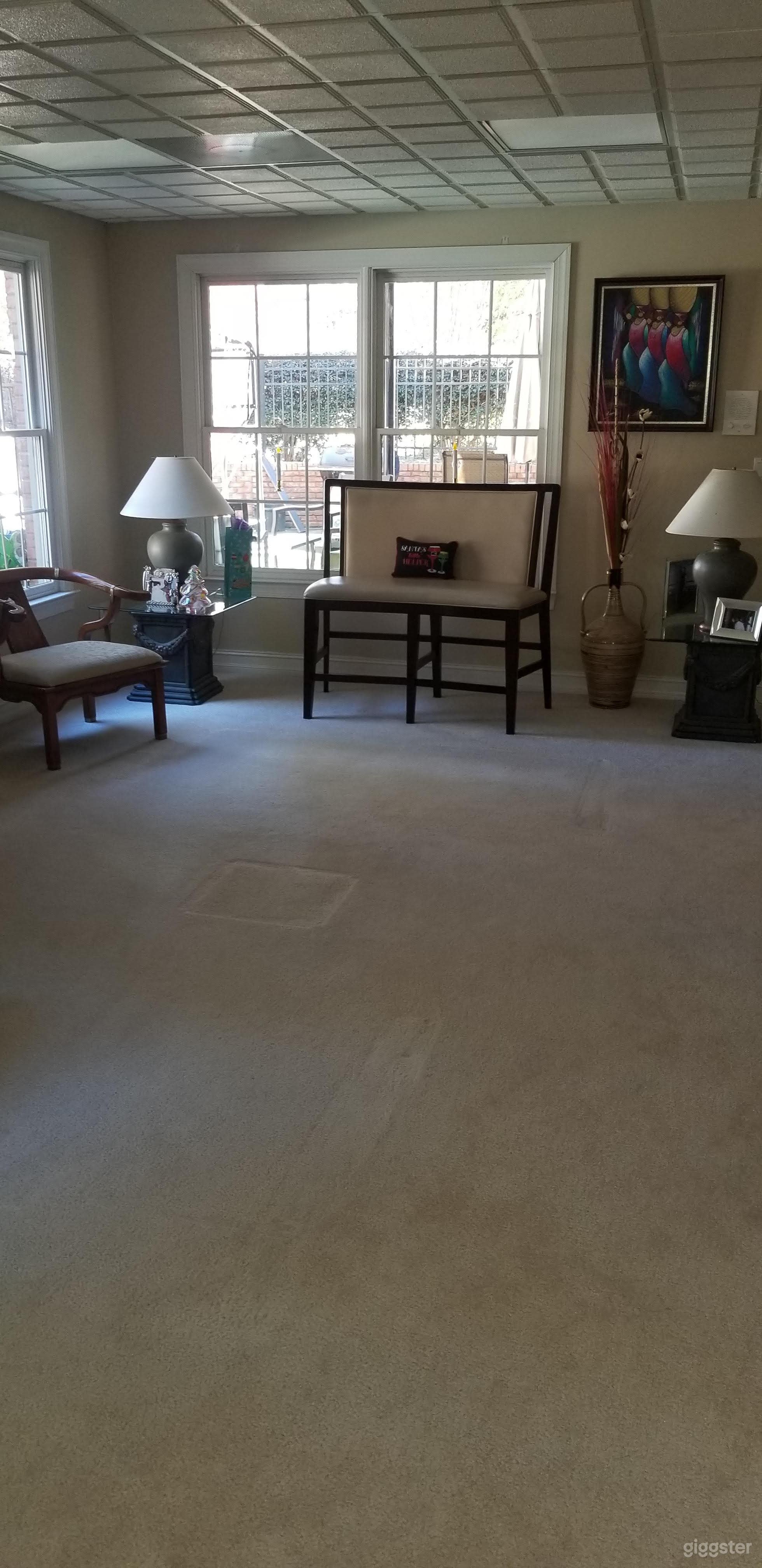 Downstairs open floorplan and spacious area.