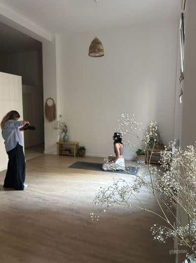 Peaceful Yoga Studio with Natural Light Photo 3