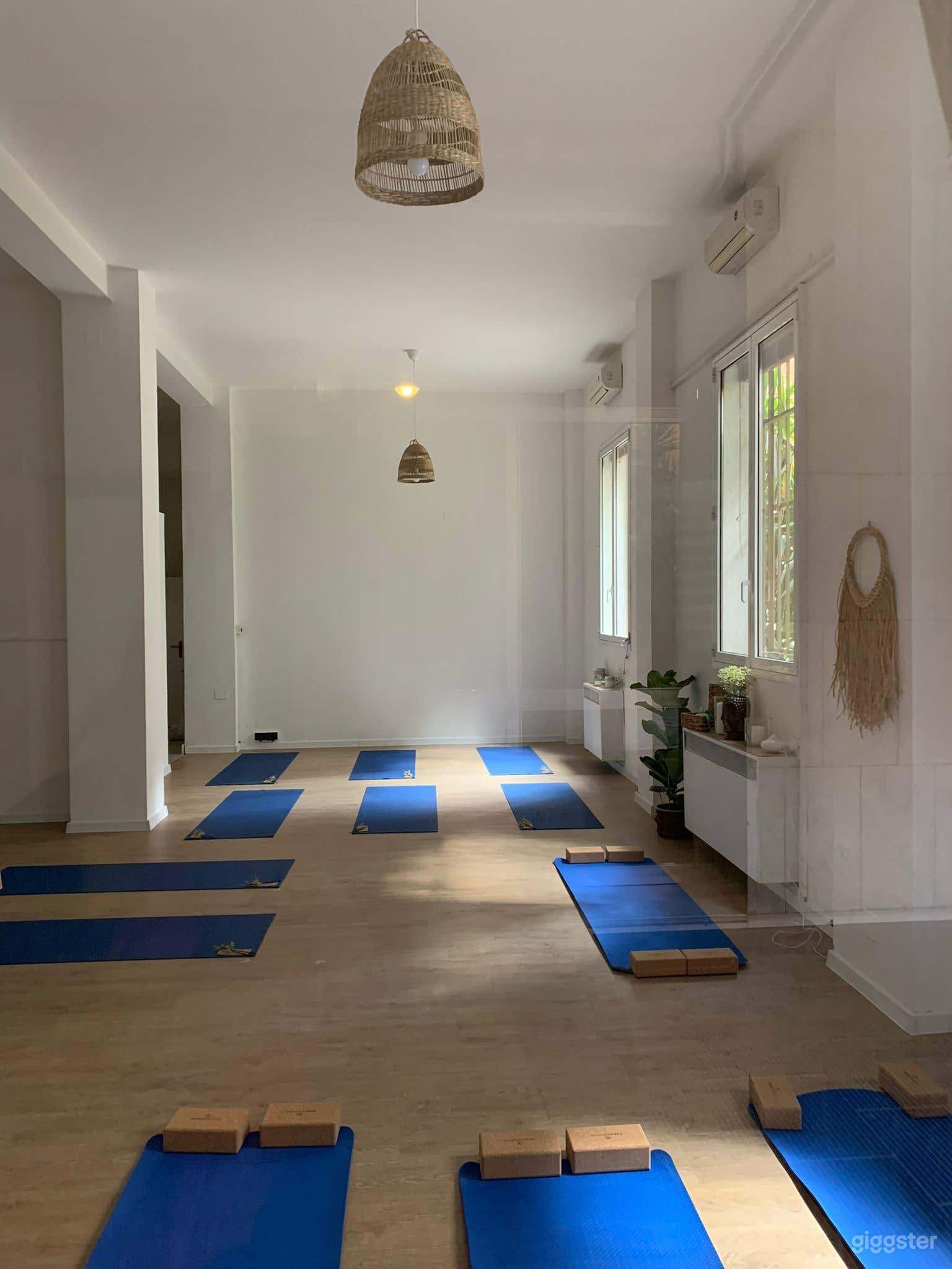 Peaceful Yoga Studio with Natural Light Photo 1