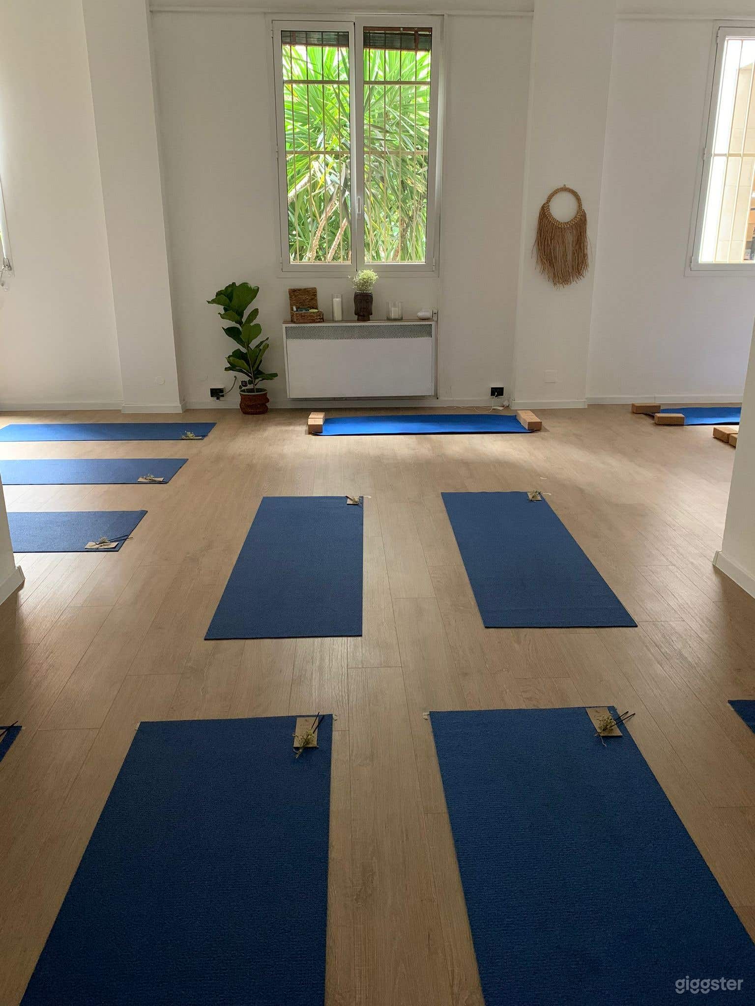 Peaceful Yoga Studio with Natural Light Photo 2