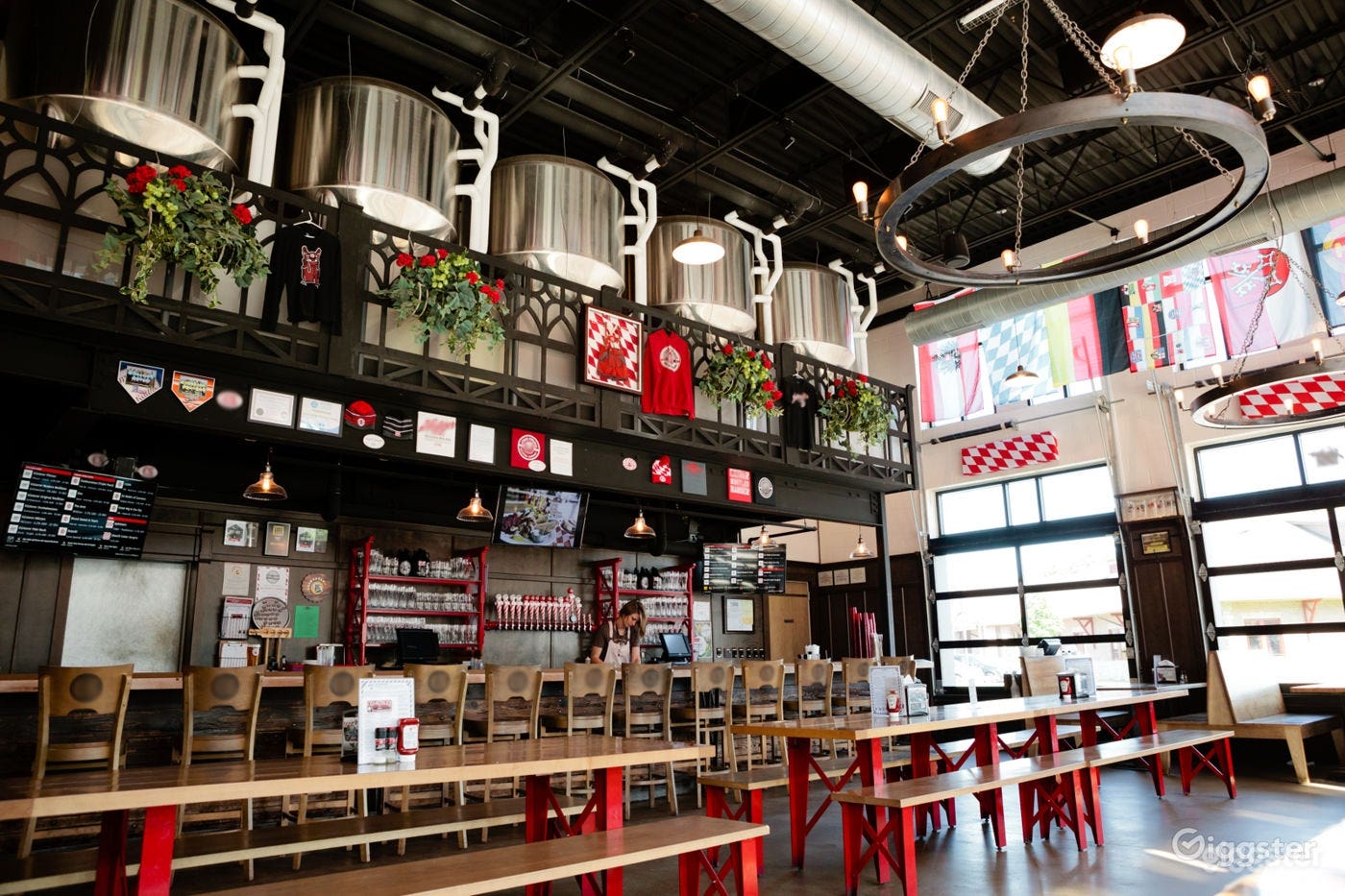 Main Hall with elevated brewing takes