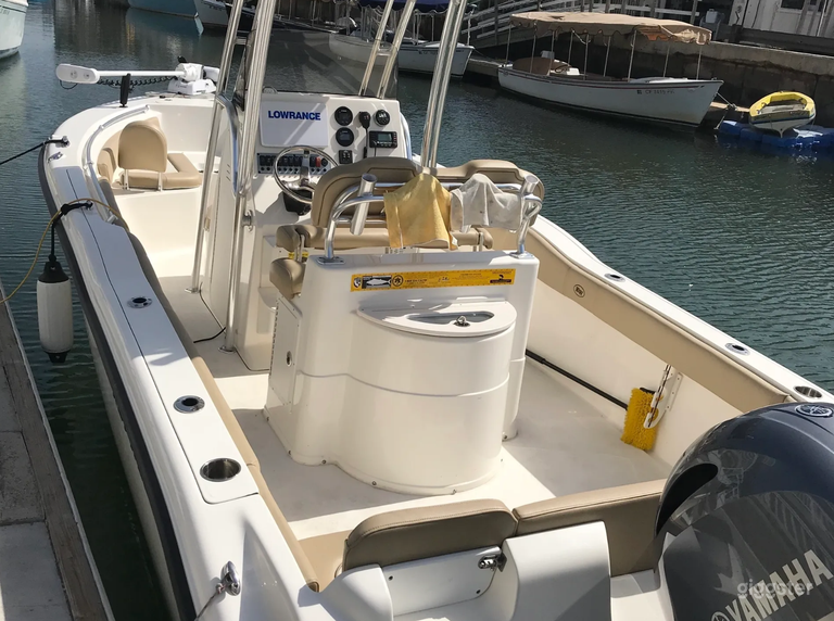  22' Cobia Center Console with a 2022 Yamaha 200 Outboard 