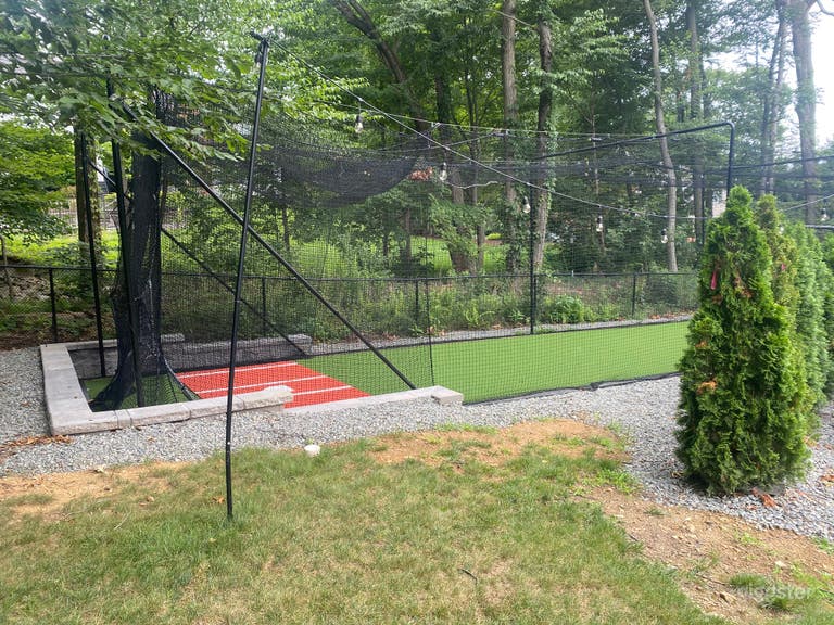  Outside view, batters box 