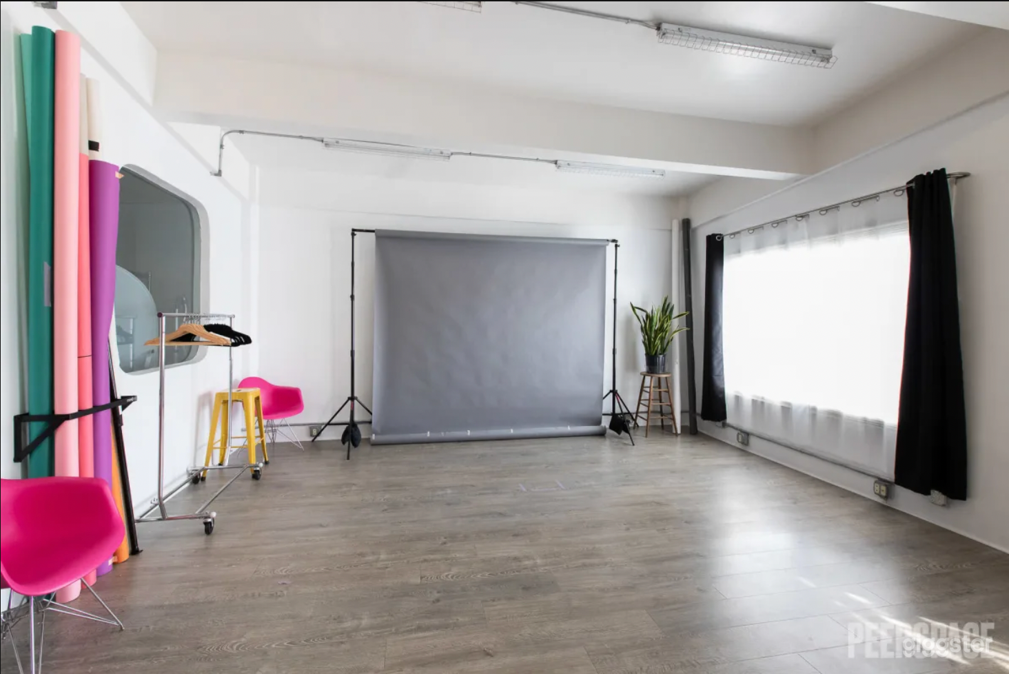 Studio, with West facing windows