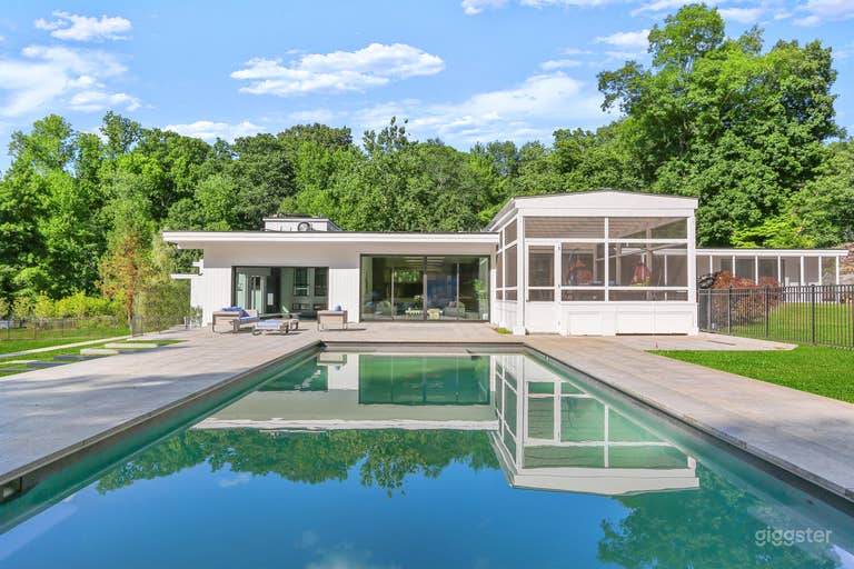  Splendida casa ultra moderna con piscina a Larchmont 