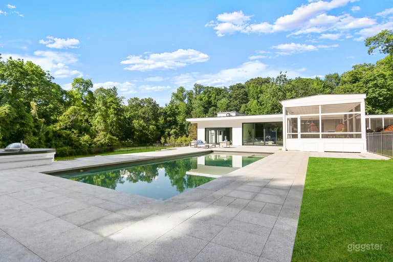  Splendida casa ultra moderna con piscina a Larchmont 
