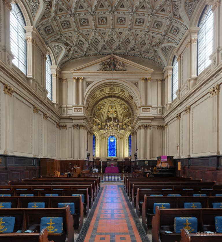 View of the Nave with pews 