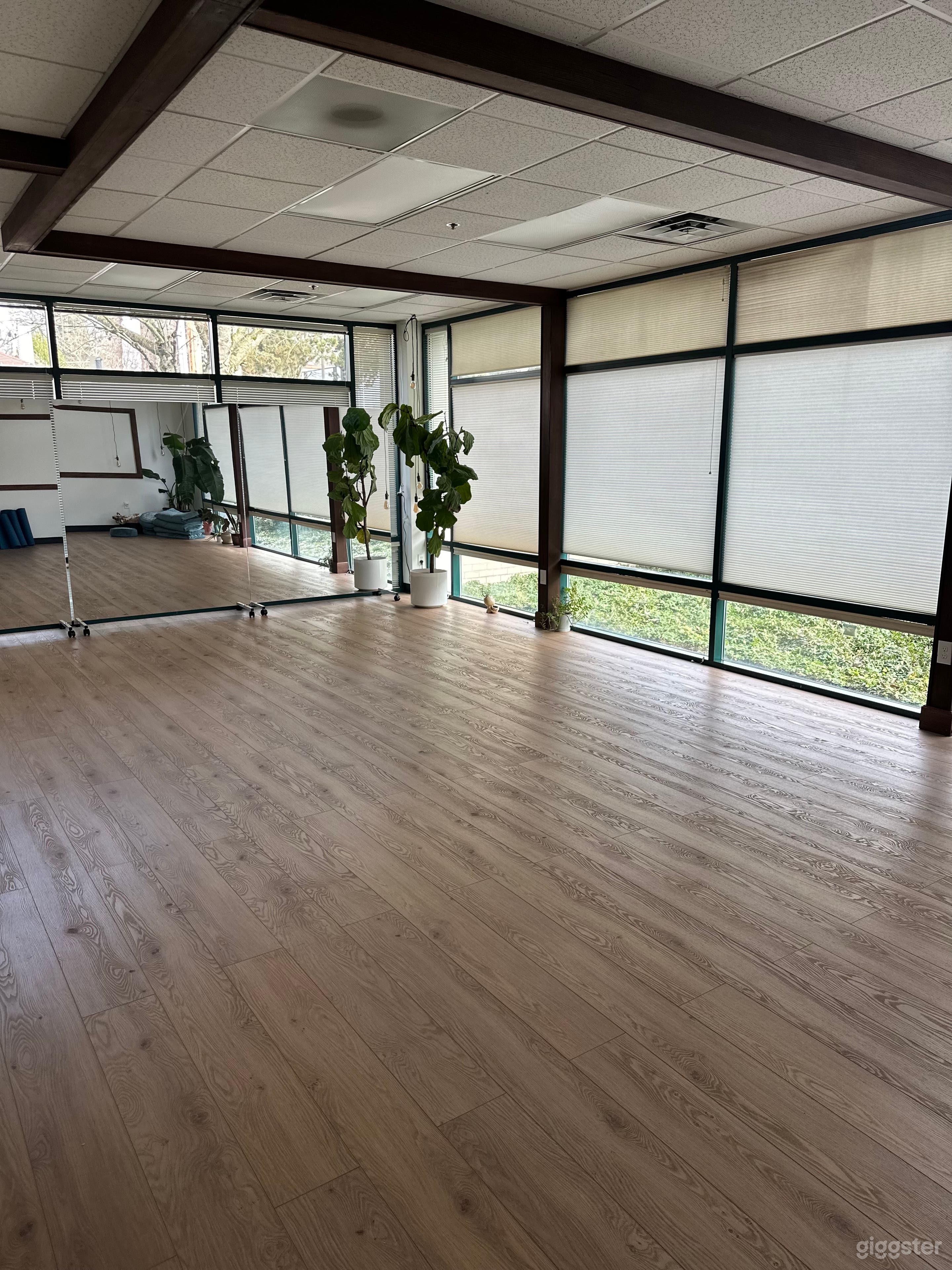 One angle of the studio