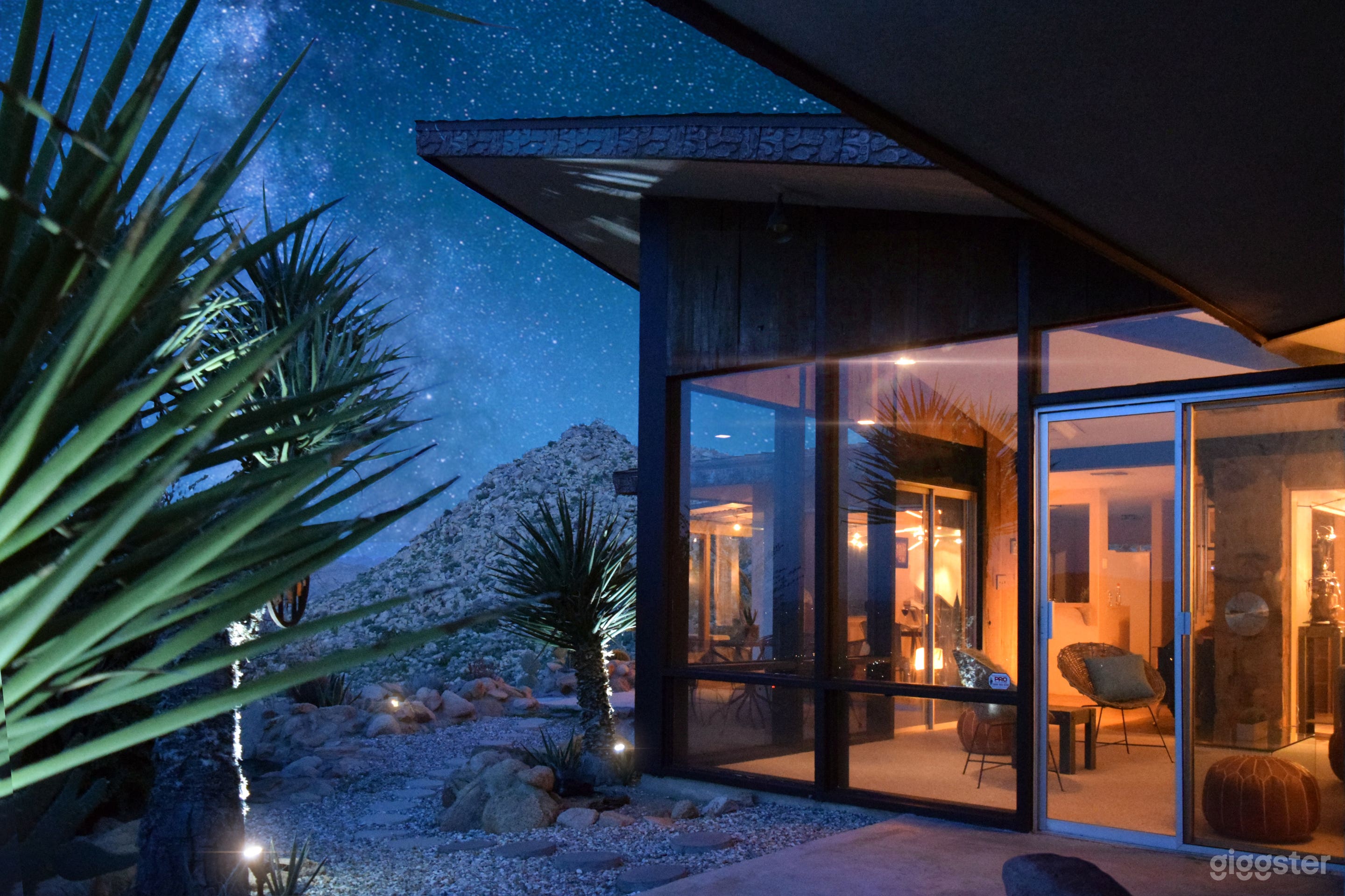 Landmark 1960's home of artist sculptor Howard Pierce. Facade made of handmade tiles.