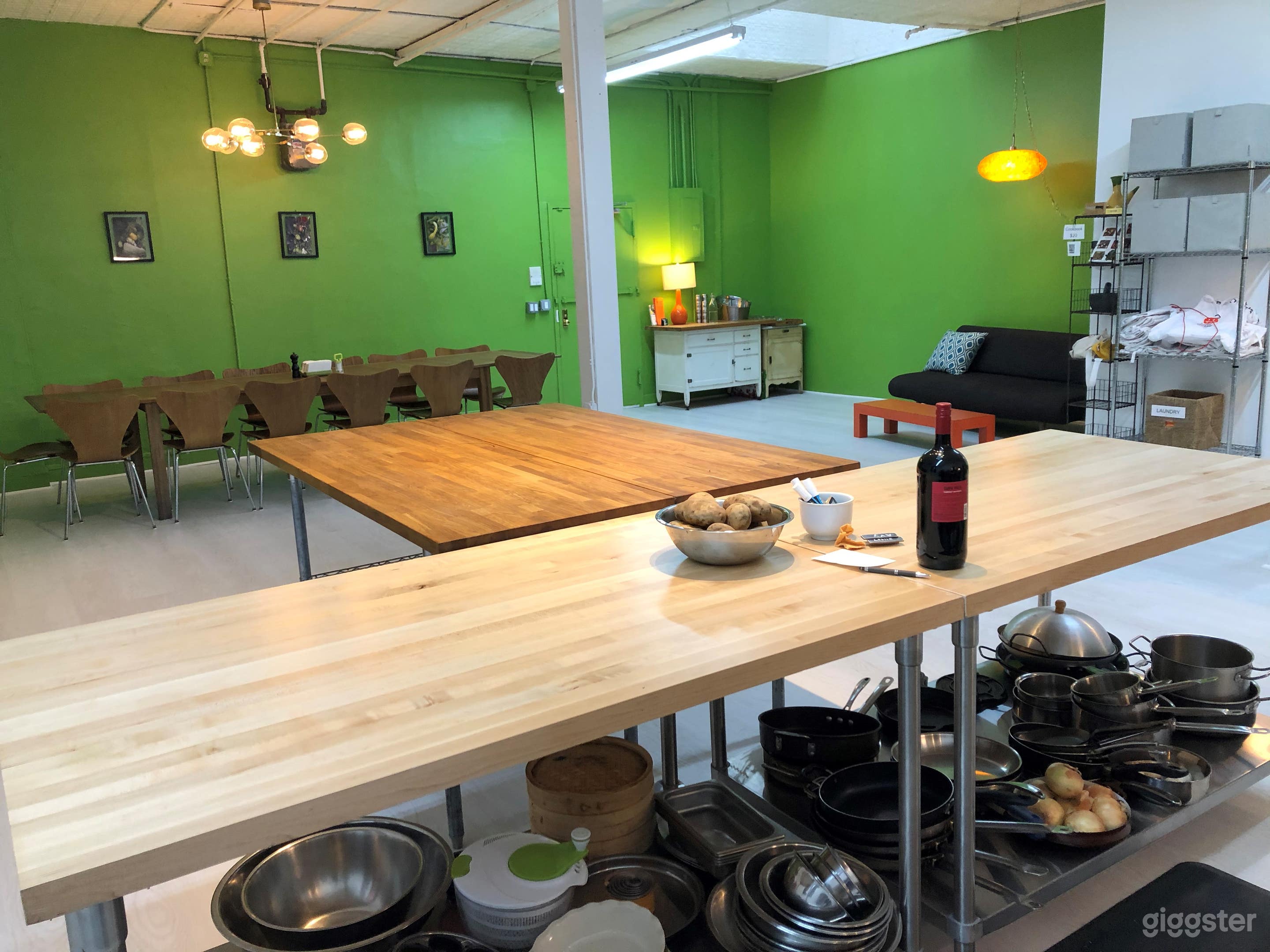 View from back of space