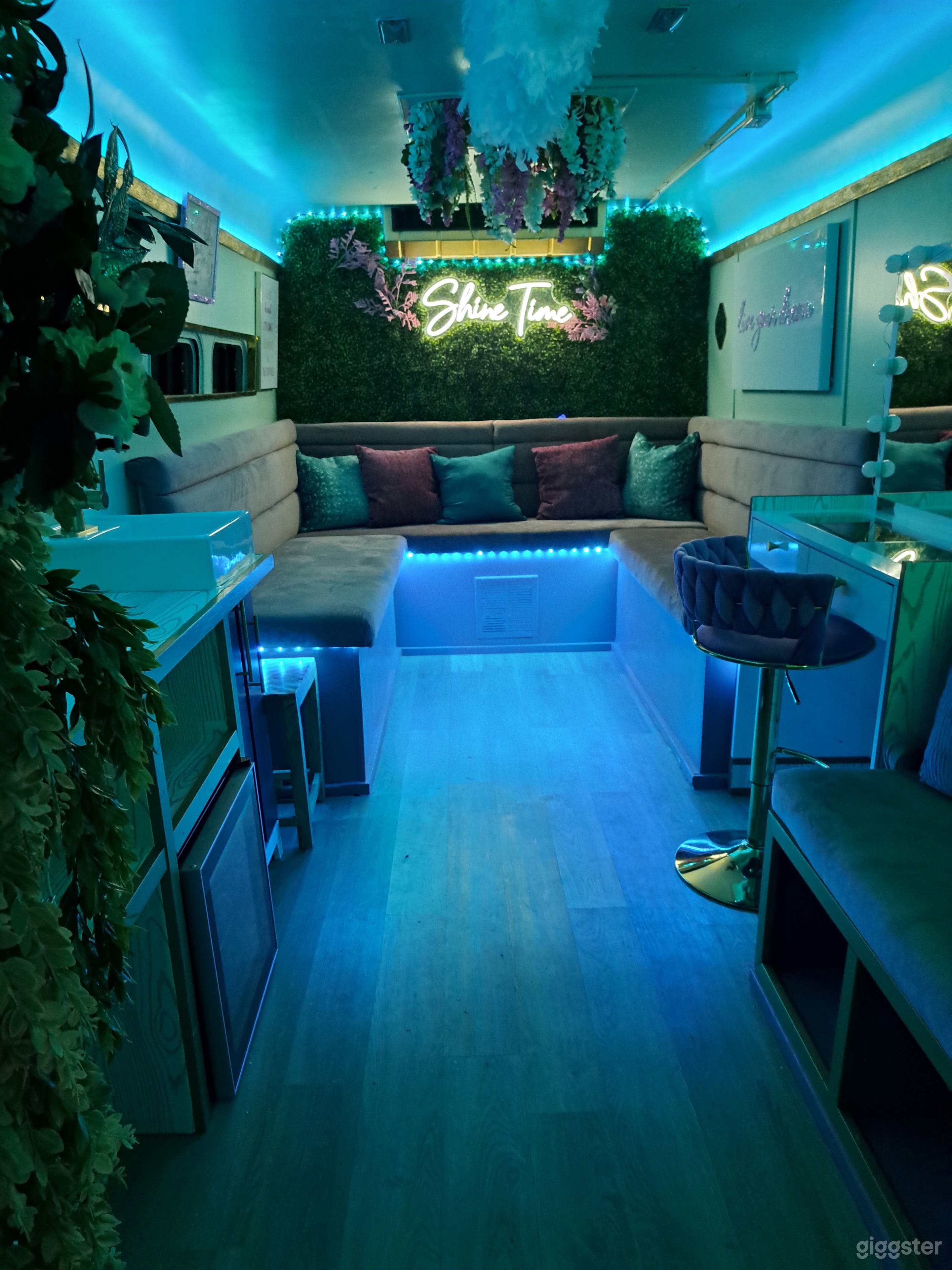 Featuring plush seating for up 12 people. Physical capacity up 18 People.