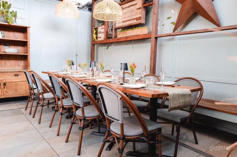  Indoor Garden Patio Private Dining Room 