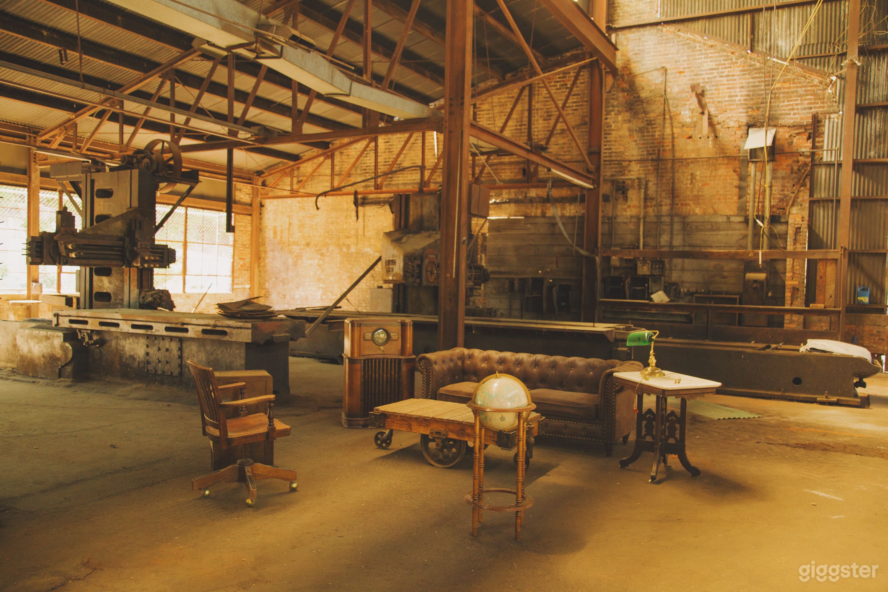 Vintage Speakeasy in Industrial Warehouse Photo 4