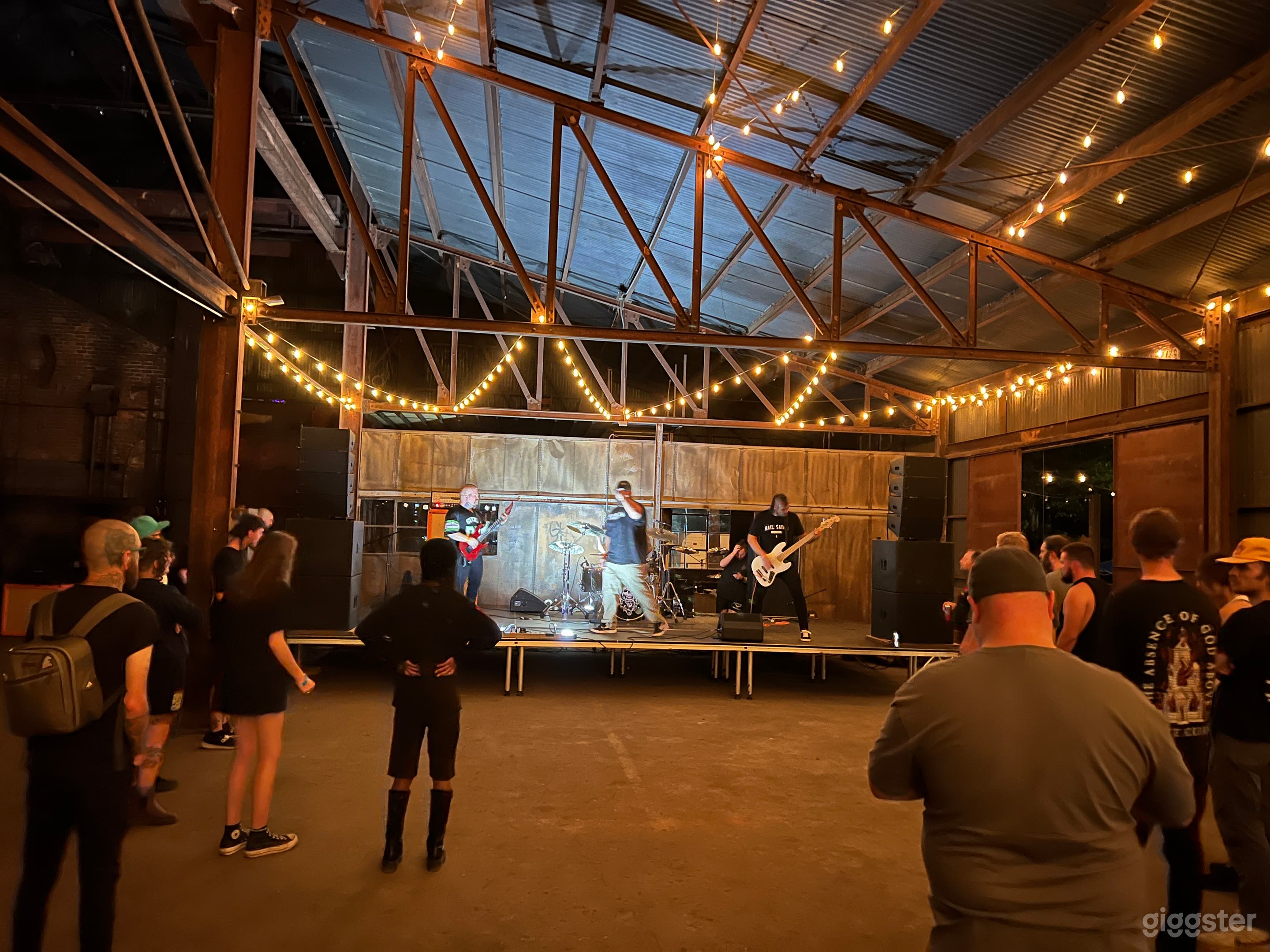 Vintage Speakeasy in Industrial Warehouse Photo 2