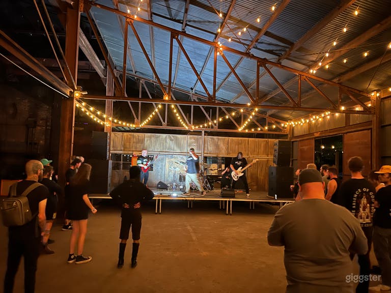  Vintage Speakeasy in Industrial Warehouse 