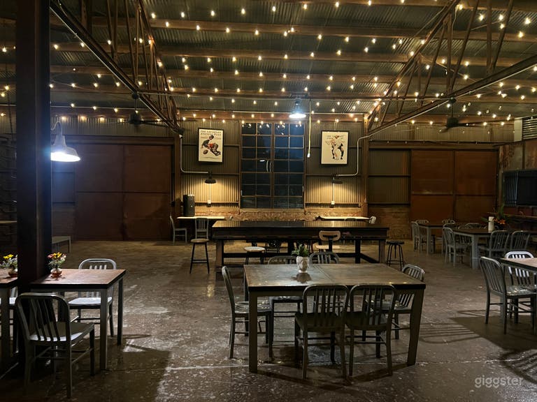  Vintage Speakeasy in Industrial Warehouse 