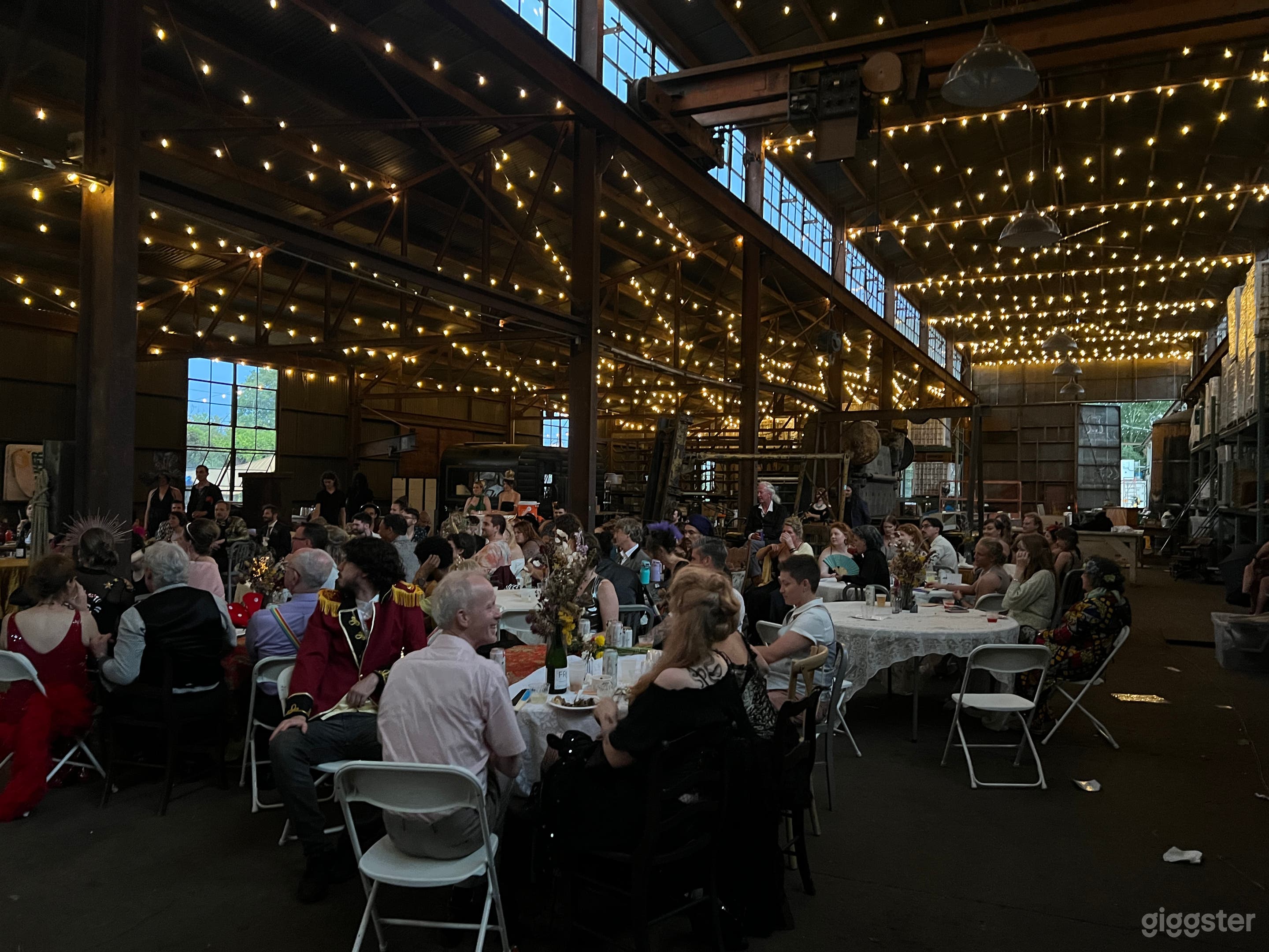 Vintage Speakeasy in Industrial Warehouse Photo 1