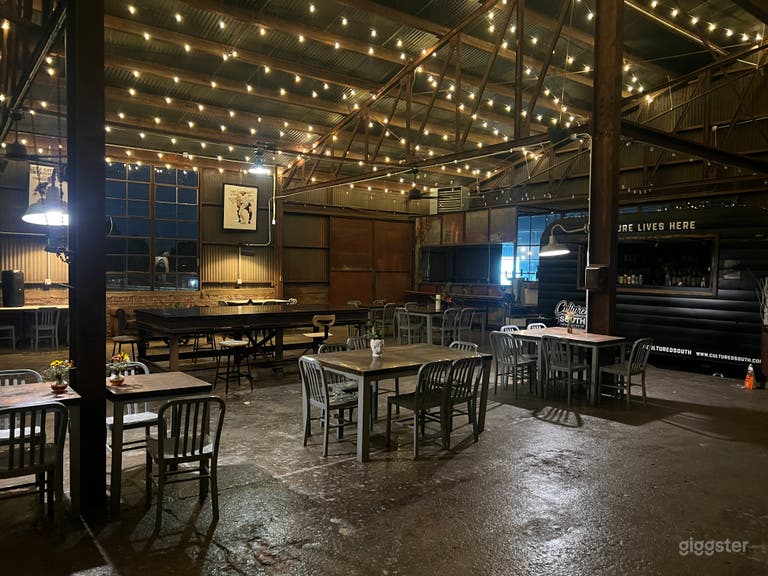  Vintage Speakeasy in Industrial Warehouse 