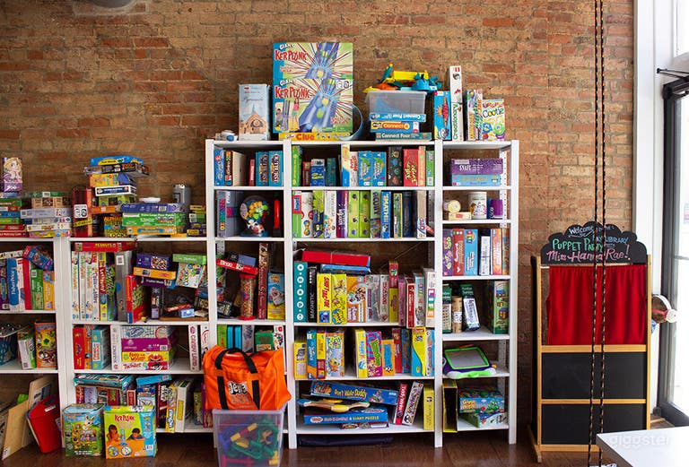  Unique Library Space for Play and Private Events 