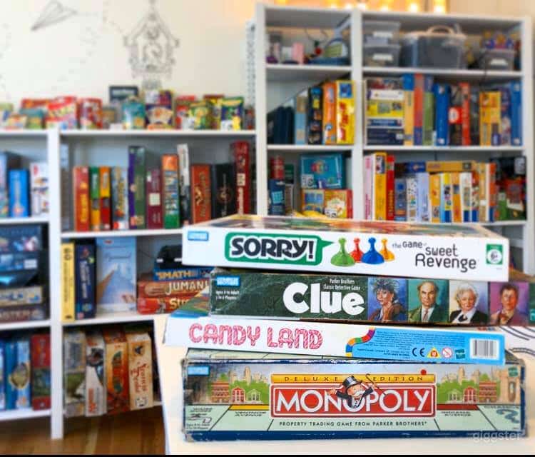  Unique Library Space for Play and Private Events 