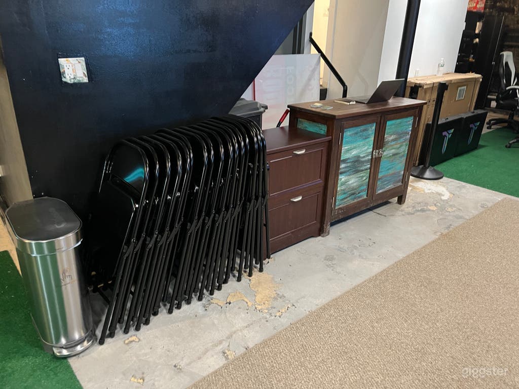 16 Chairs and Cashier's Table Available for Use