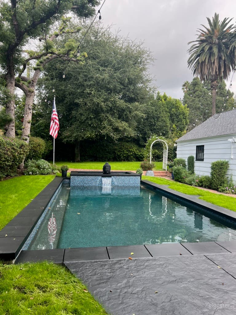 Beautiful Pool in a Fresh Deep, Nice Shady Backyard Photo 2