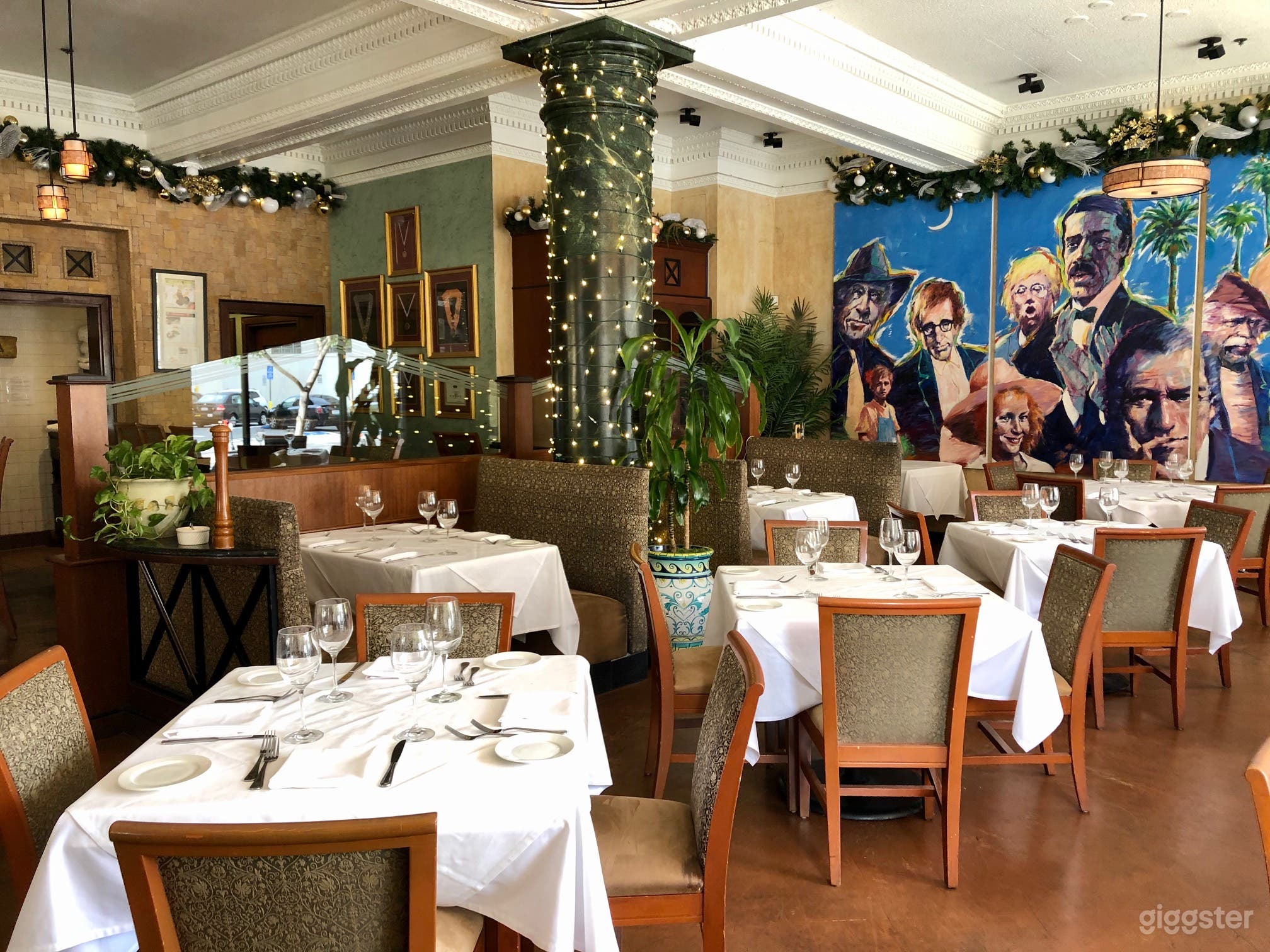 Aldo Luongo, View from Main entrance toward our lounge and mural wall. 