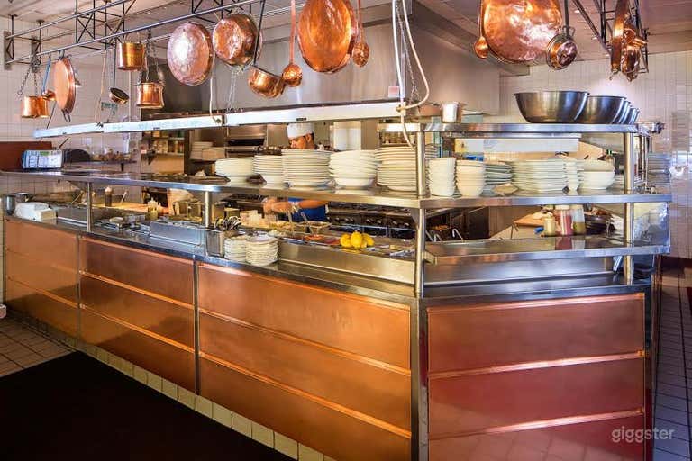  Copper plated open kitchen line.  