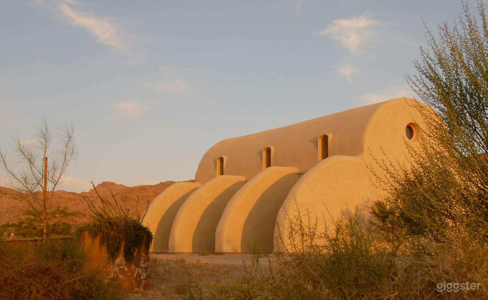 Unique straw bale house