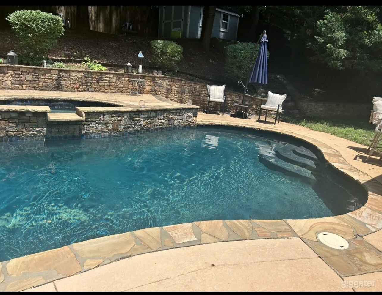 Beautiful Backyard with Pool & Entertainment Space Photo 3