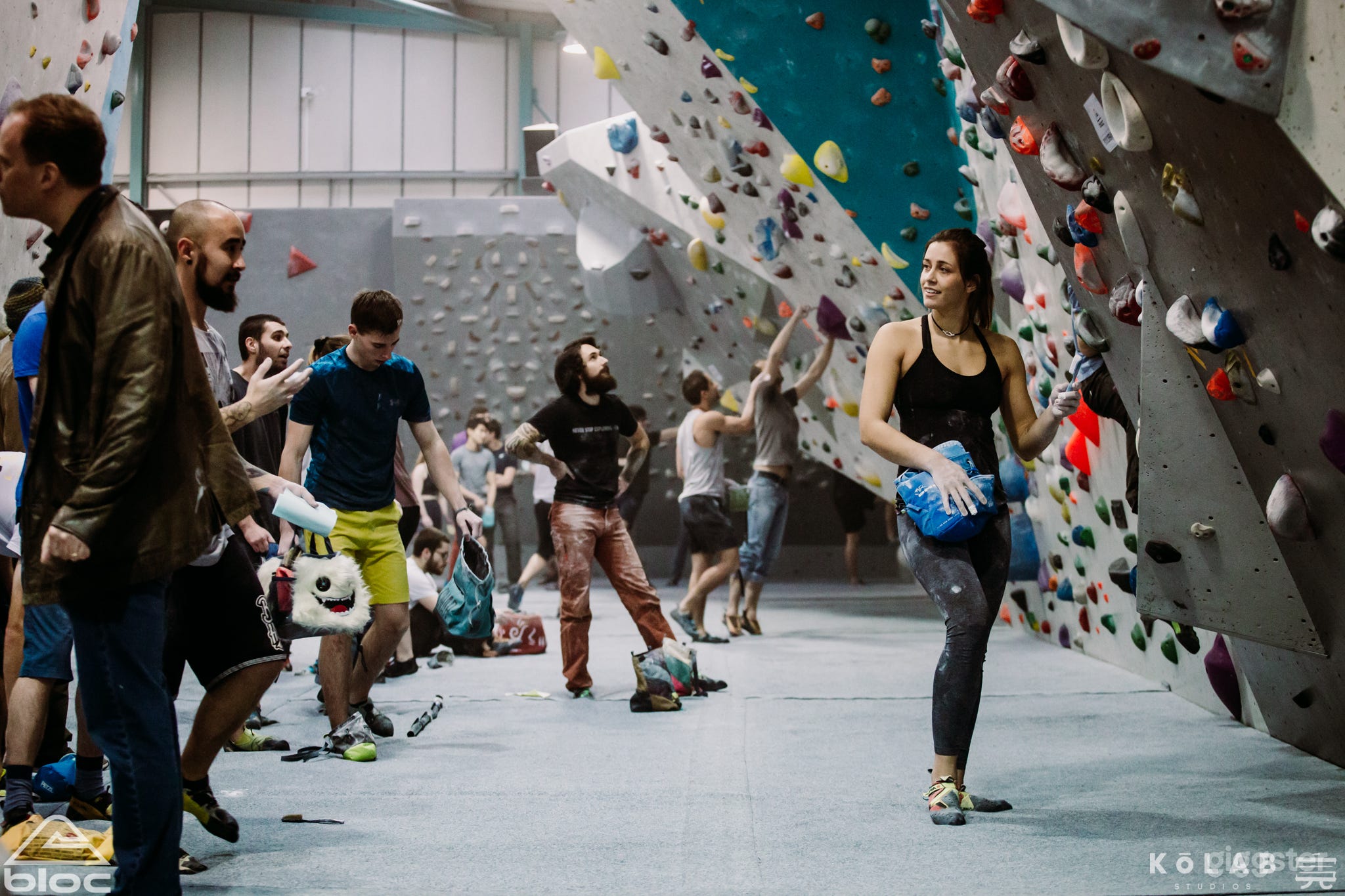 Part of the Bouldering Centre