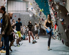  Part of the Bouldering Centre 