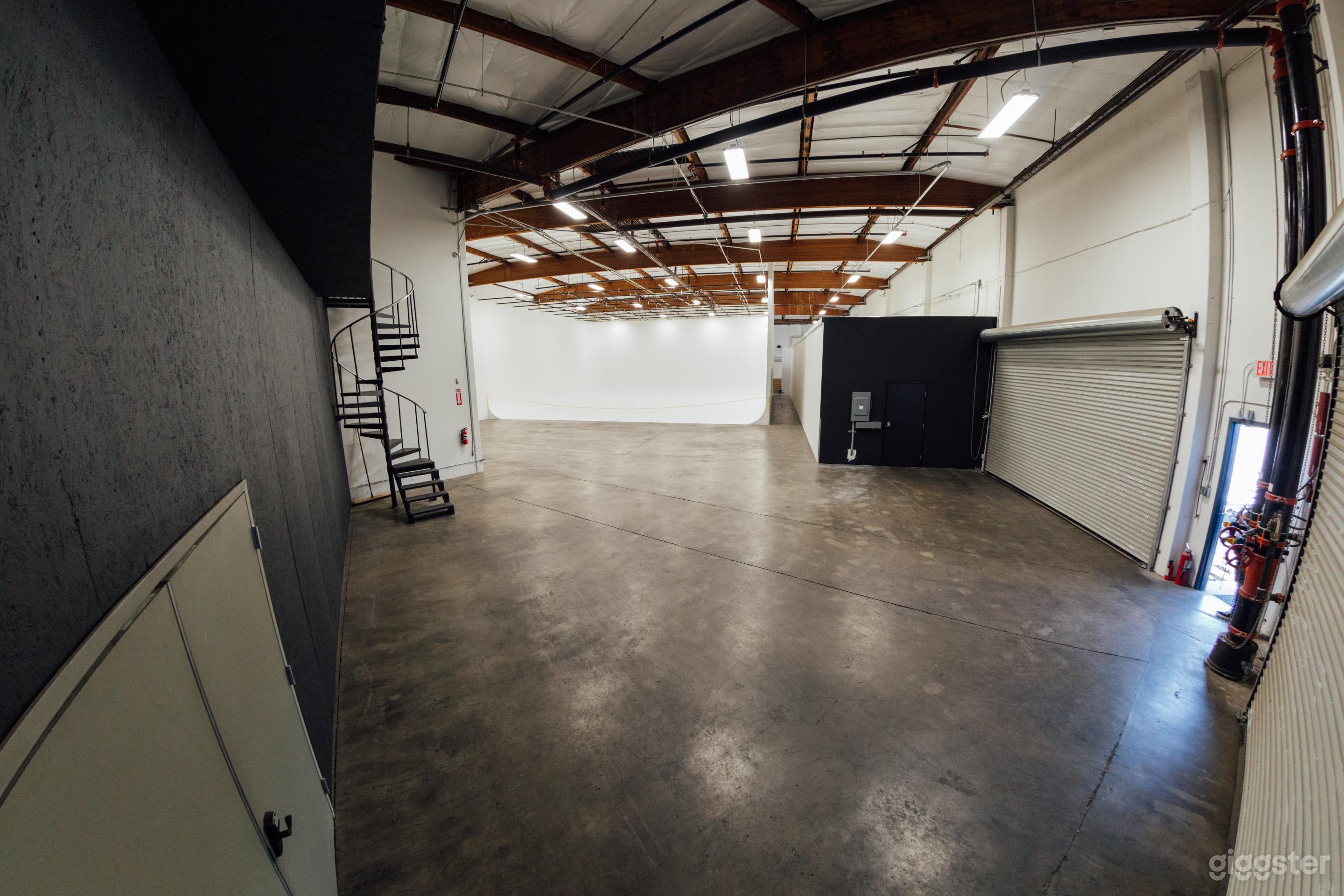 Warehouse Shoot Space with Skate Ramp Mezzanine Photo 3