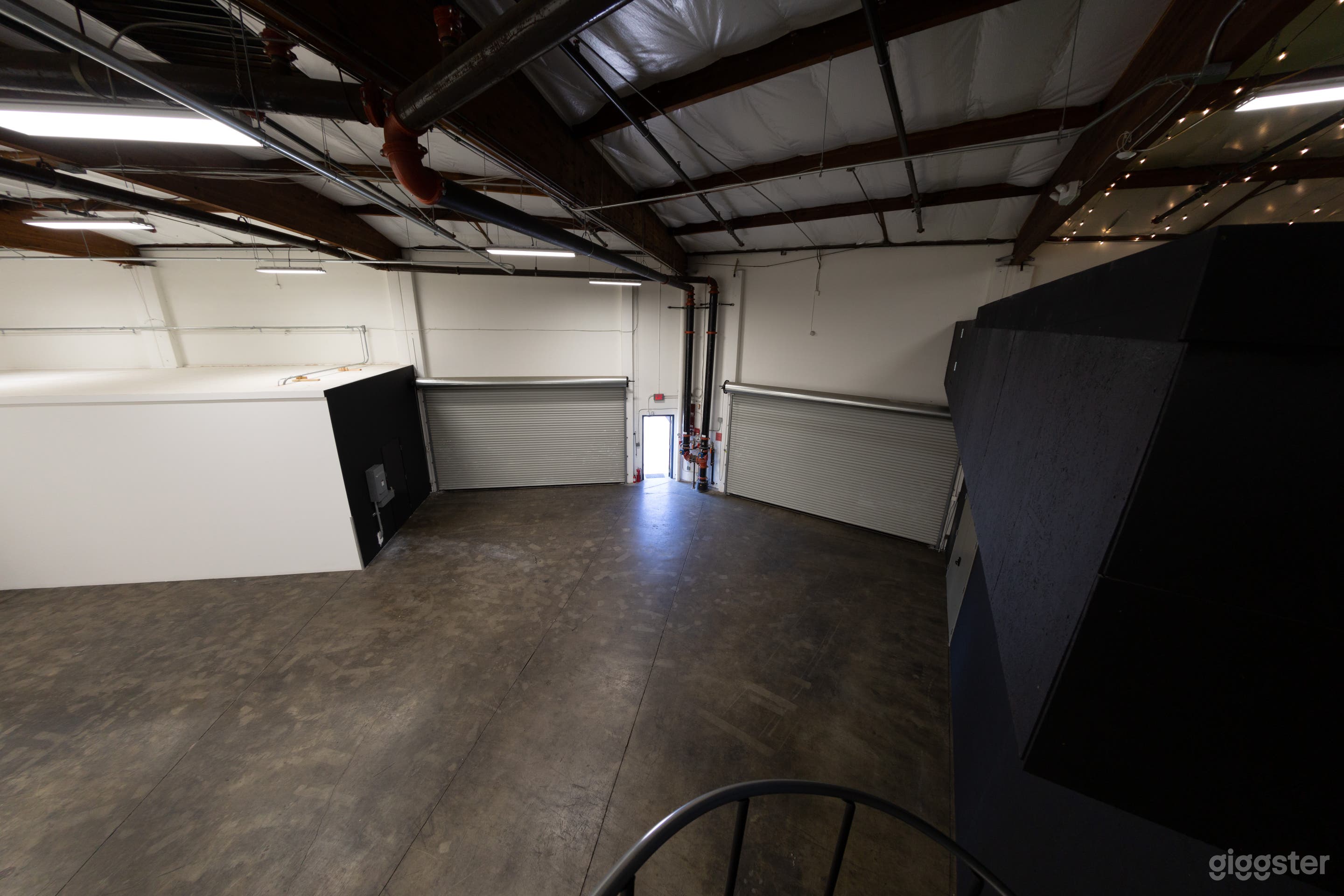 Warehouse Shoot Space with Skate Ramp Mezzanine Photo 2