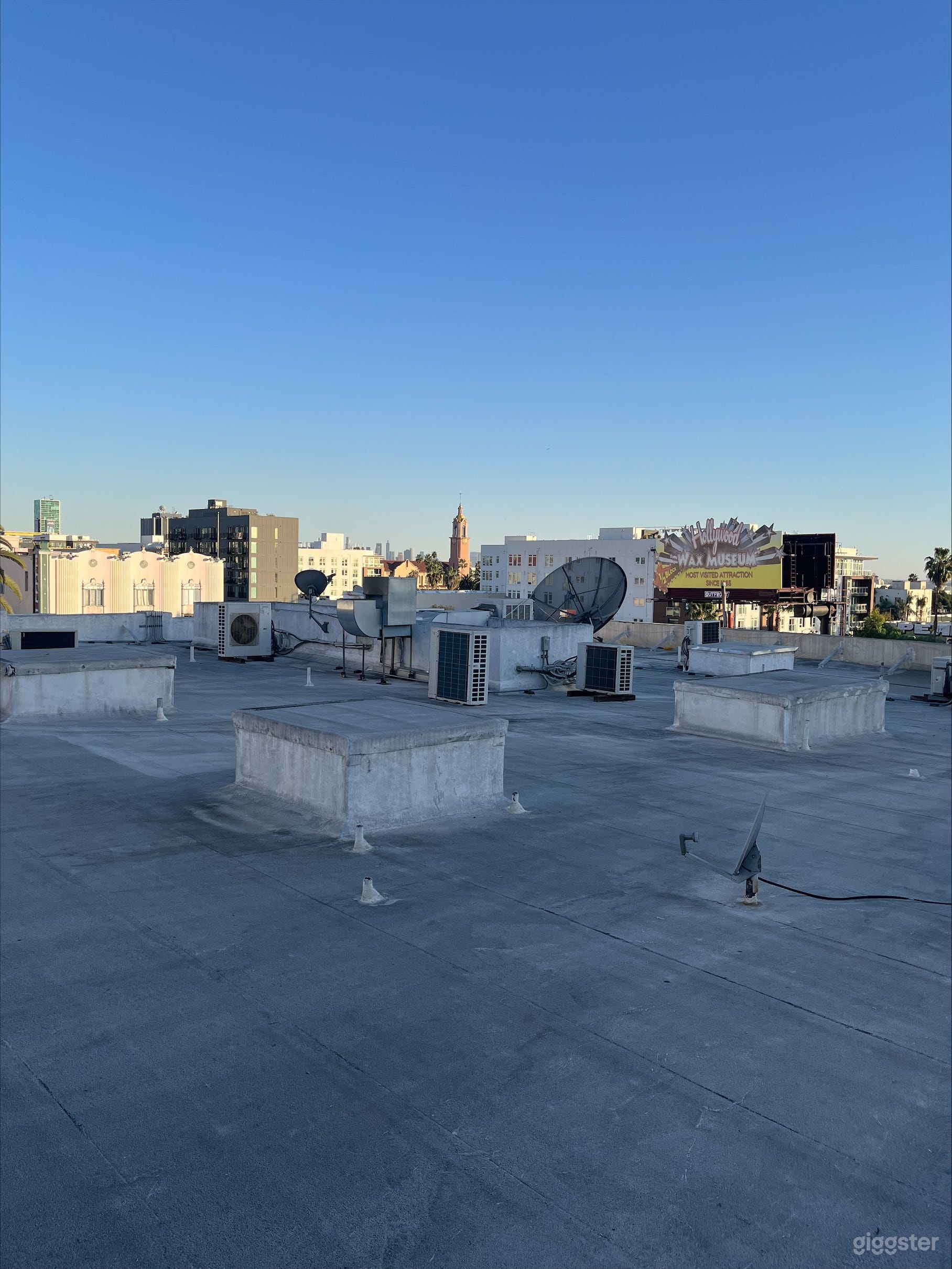 Rooftop space view