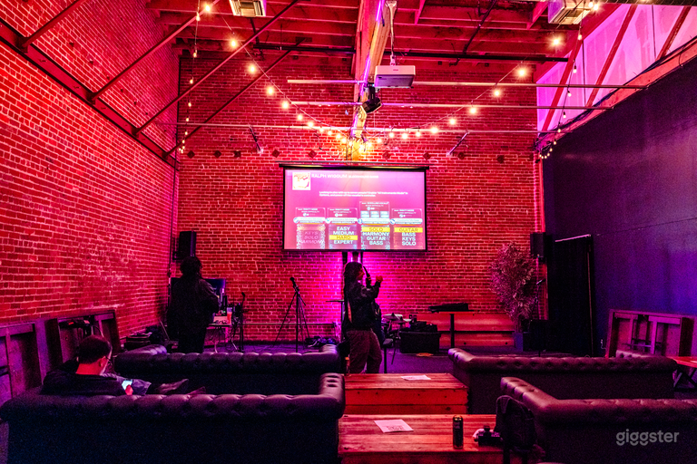  Versatile event venue with a modern industrial aesthetic 