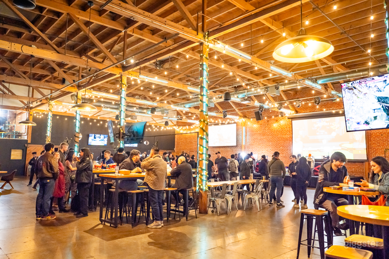  Versatile event venue with a modern industrial aesthetic 